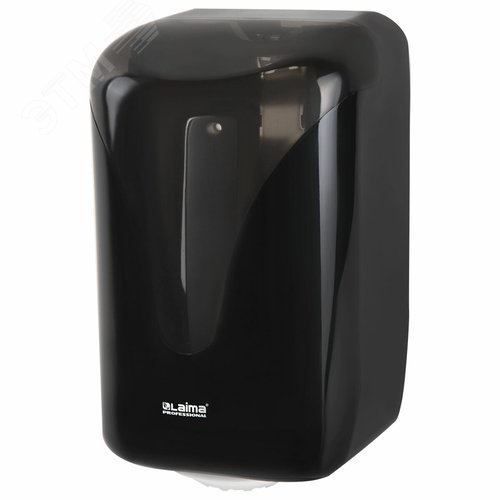 Изображение товара Диспенсер для полотенец с центральной вытяжкой EXTRA PROFESSIONAL,(M1/M2), черный, ABS, 609477 (шт)