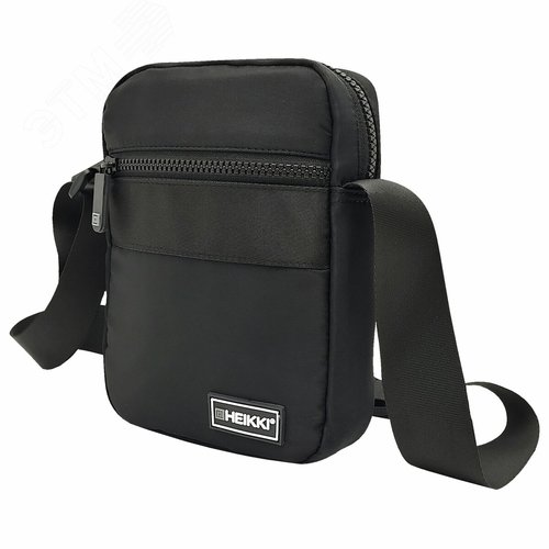 Изображение товара Сумка на плечо HEIKKI COMPACT (ХЕЙКИ) с карманом, черная, 20х16х5 см (шт)