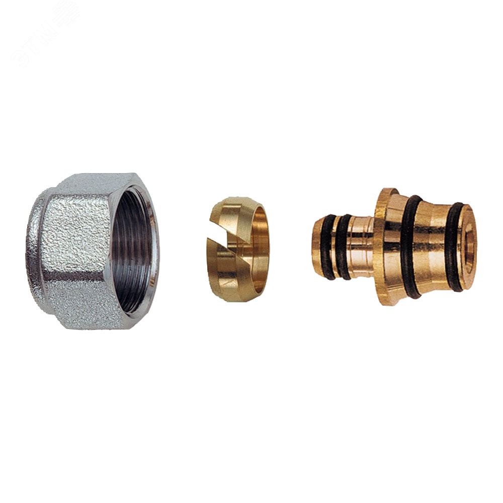 Изображение товара Концовка для м/п труб 16х2 с накидной гайкой М24х19 FAR Италия