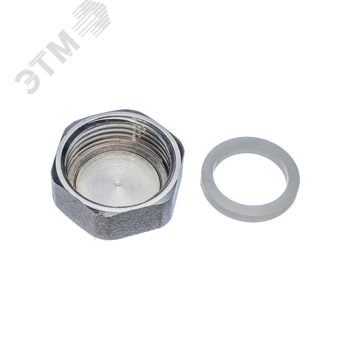 Изображение товара Заглушка для коллектора 1 1/4', ВР, хромированная (шт)