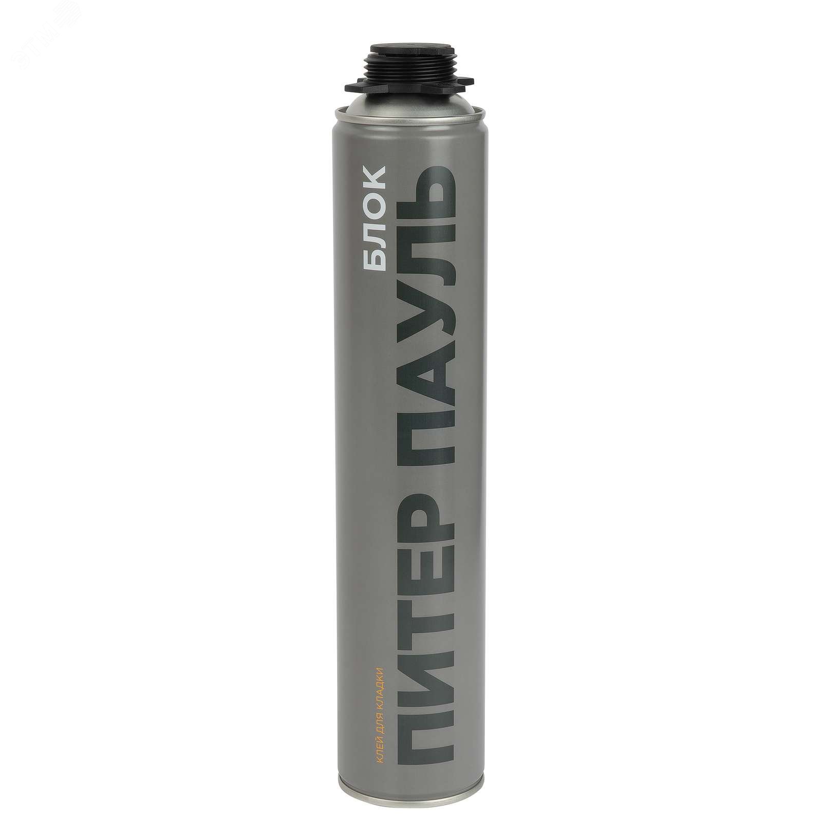 Изображение товара Пена-клей Питер Пауль 850 мл для кладки блоков - профессиональная смесь