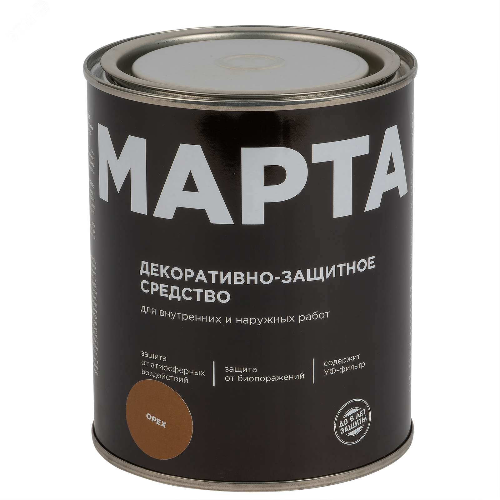 Изображение товара Декоративно-защитное средство для дерева орех 0,75л (шт)