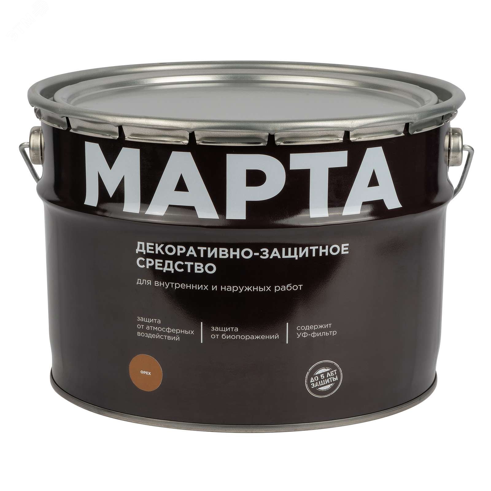 Изображение товара Декоративно-защитное средство для дерева орех 9л (шт)