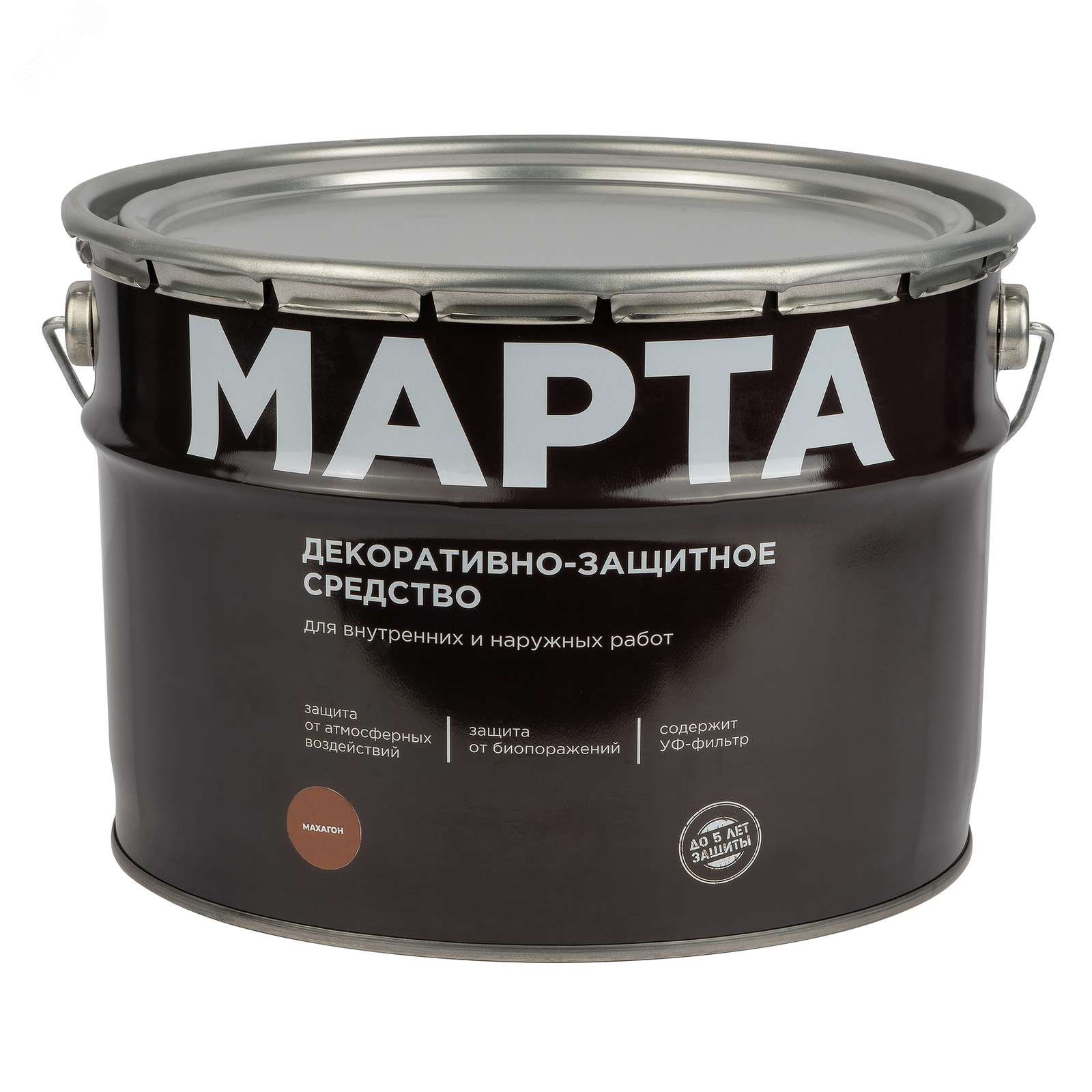 Изображение товара Декоративно-защитное средство для дерева махагон 9л (шт)