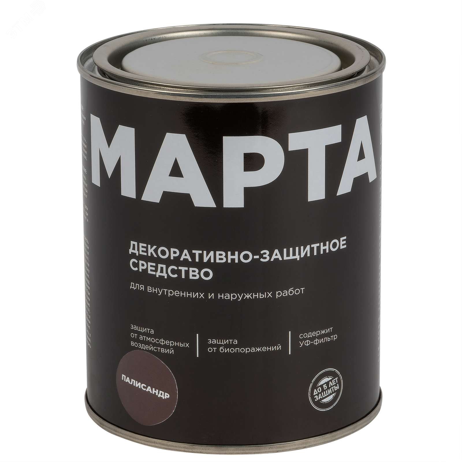 Изображение товара Декоративно-защитное средство для дерева палисандр 0,75л (шт)