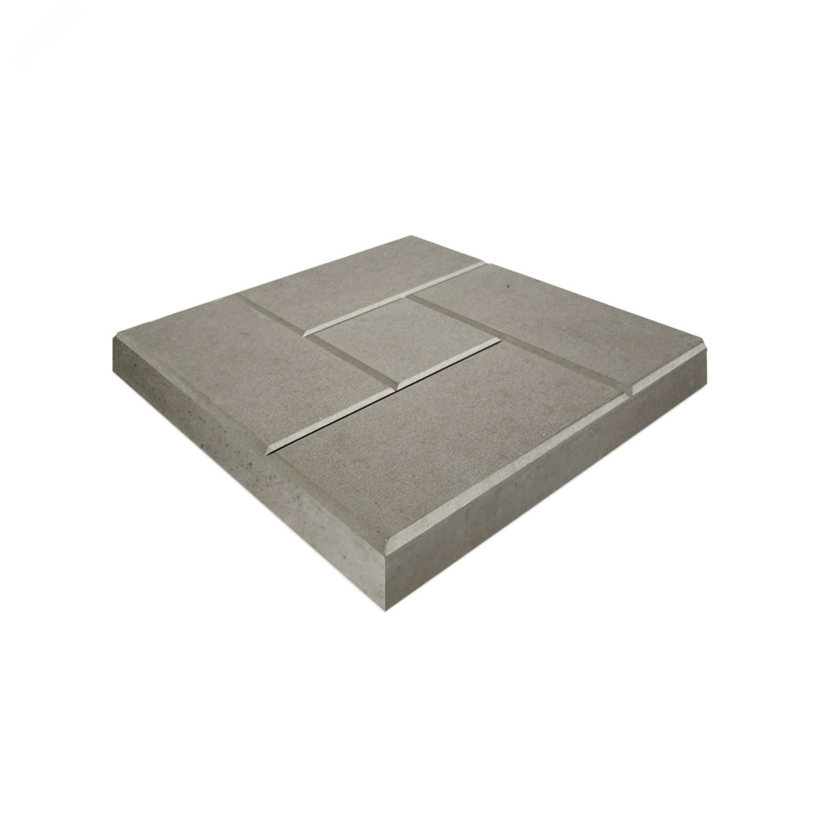 Изображение товара Плитка тротуарная Кирпичик/Калифорния 300x300x30 мм серый Россия