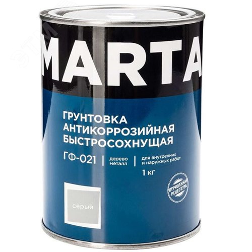 Изображение товара Грунт ГФ-021 серый 1кг (шт)