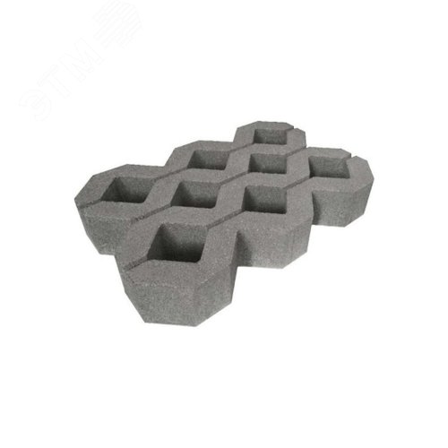 Изображение товара Плитка тротуарная Газонная решетка вибропресc 370х245х80 мм серая (шт)