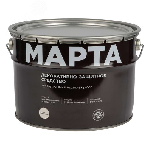 Изображение товара Декоративно-защитное средство для дерева ель натуральная 9л (шт)