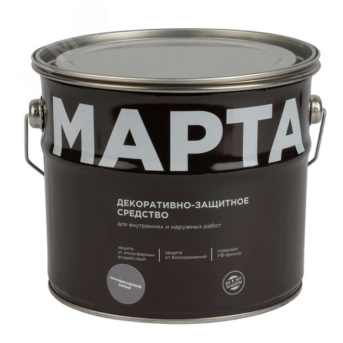 Изображение товара Декоративно-защитное средство для дерева скандинавский серый 2,7л (шт)