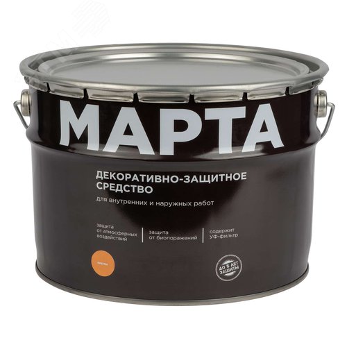 Изображение товара Декоративно-защитное средство для дерева орегон 9л (шт)