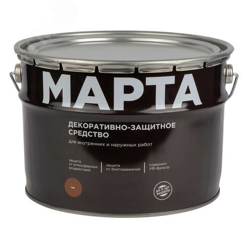 Изображение товара Декоративно-защитное средство для дерева тик 9л (шт)