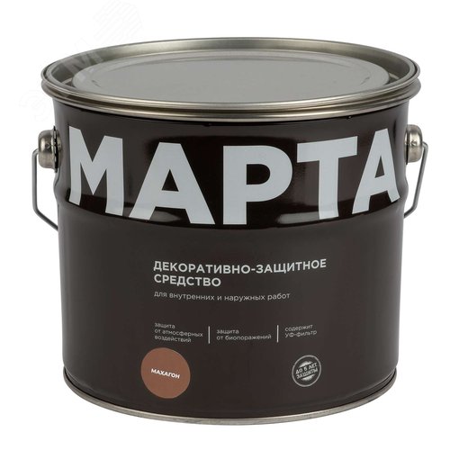 Изображение товара Декоративно-защитное средство для дерева махагон 2,7л (шт)