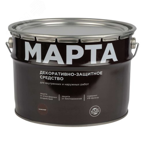 Изображение товара Декоративно-защитное средство для дерева палисандр 9л (шт)