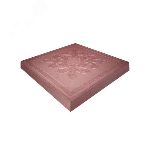 Изображение товара Плитка тротуарная Краковская, 300x300x30мм красная (шт)