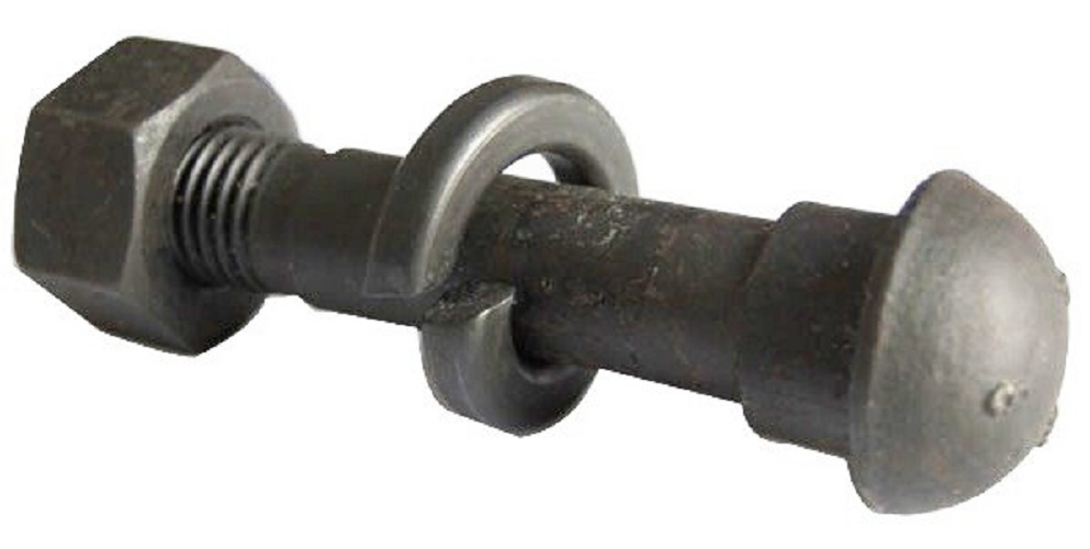 Болт М24-8gх150.88.35 ГОСТ 11530-2014 c 1й гайкой В2М24-7Н.5.35 ГОСТ 11532-2014 и 1й шайбой 24 ГОСТ 19115-91 для рельсовых стыков в сборе