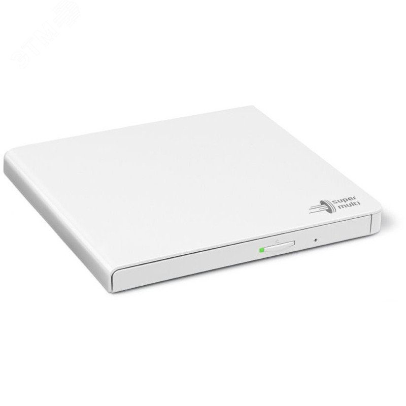 Изображение товара Привод оптический для ПК DVD-RW, внешний, белый, USB2.0 (шт)