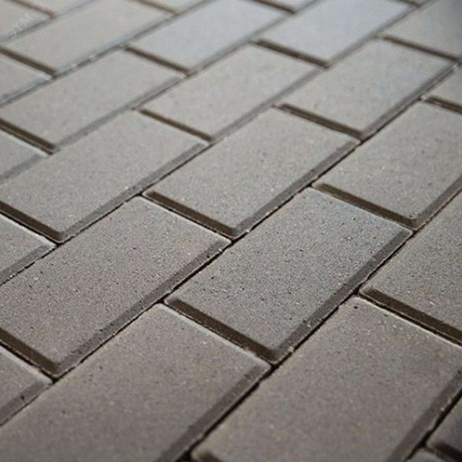 Изображение товара Брусчатка Кирпичик 200x100x40 мм серая (шт)