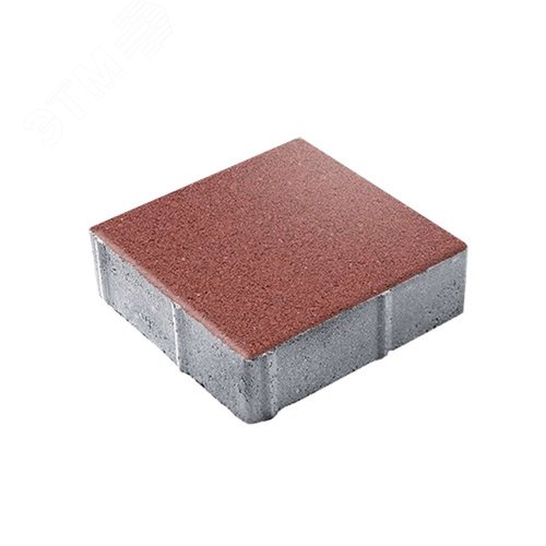 Изображение товара Брусчатка 300х300х60 мм Стандарт красный (шт)