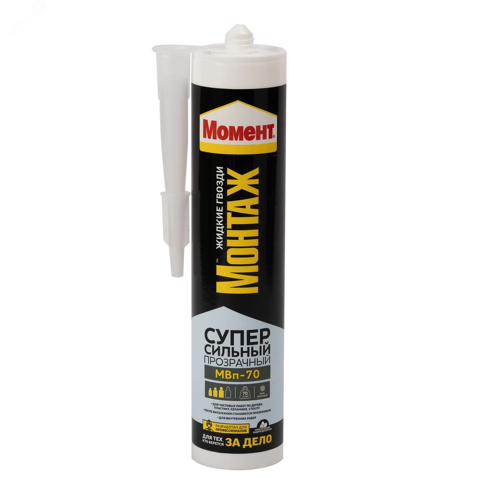 Изображение товара Клей монтажный акриловый суперсильный прозрачный МВп-70 280г