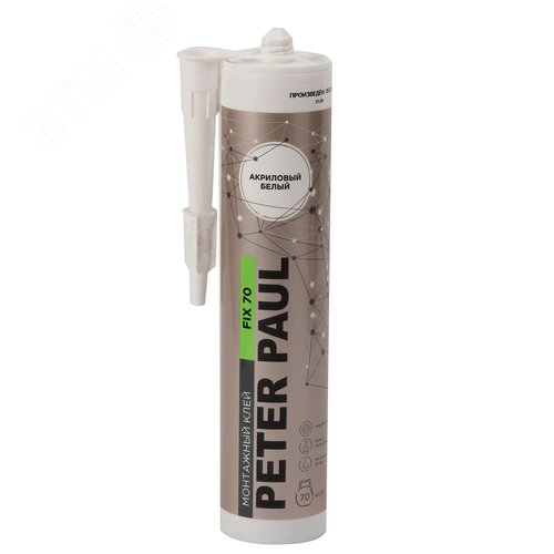 Изображение товара Клей монтажный акриловый универсальный Fix 70 белый 300мл (шт)