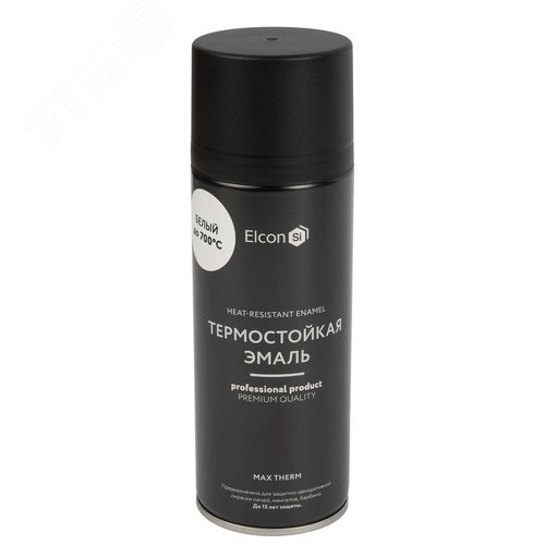 Изображение товара Эмаль аэрозольная термостойкая (до+700°С) белая 0,52л (шт)