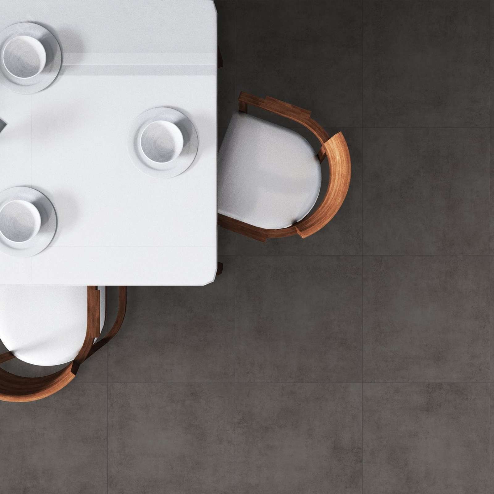 Изображение товара Керамогранит Stardust 600х600х9,5 мм темно-серый матовый упаковка