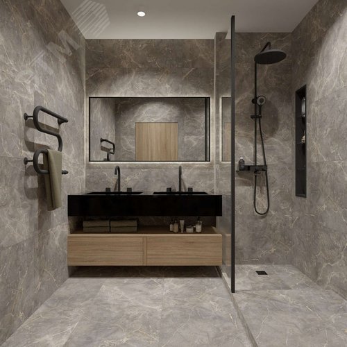 Изображение товара Керамогранит Sacramento 600х1200х9,5 мм, серый матовый (упак)