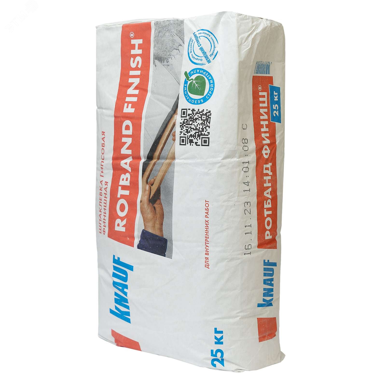 Изображение товара Гипсовая финишная шпаклевка Ротбанд Финиш 25 кг для внутренней отделки