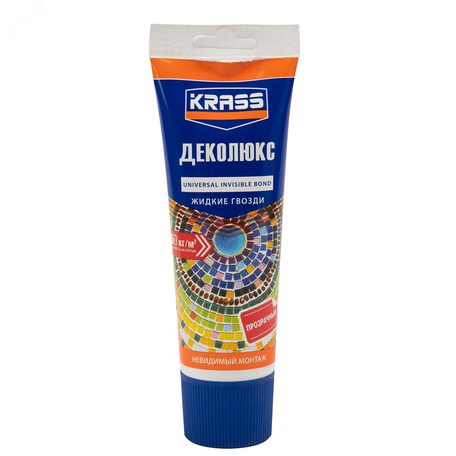Изображение товара Клей жидкие гвозди Krass Деколюкс прозрачный 250 мл надежное крепление
