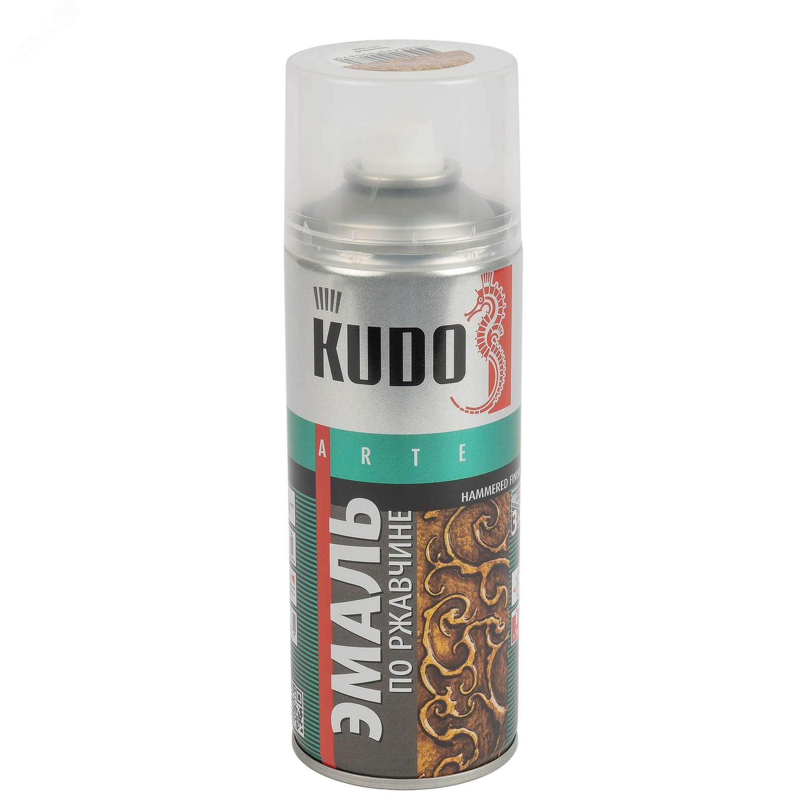Изображение товара Грунт-эмаль по ржавчине аэрозольная бронзовая 0,52л KUDO