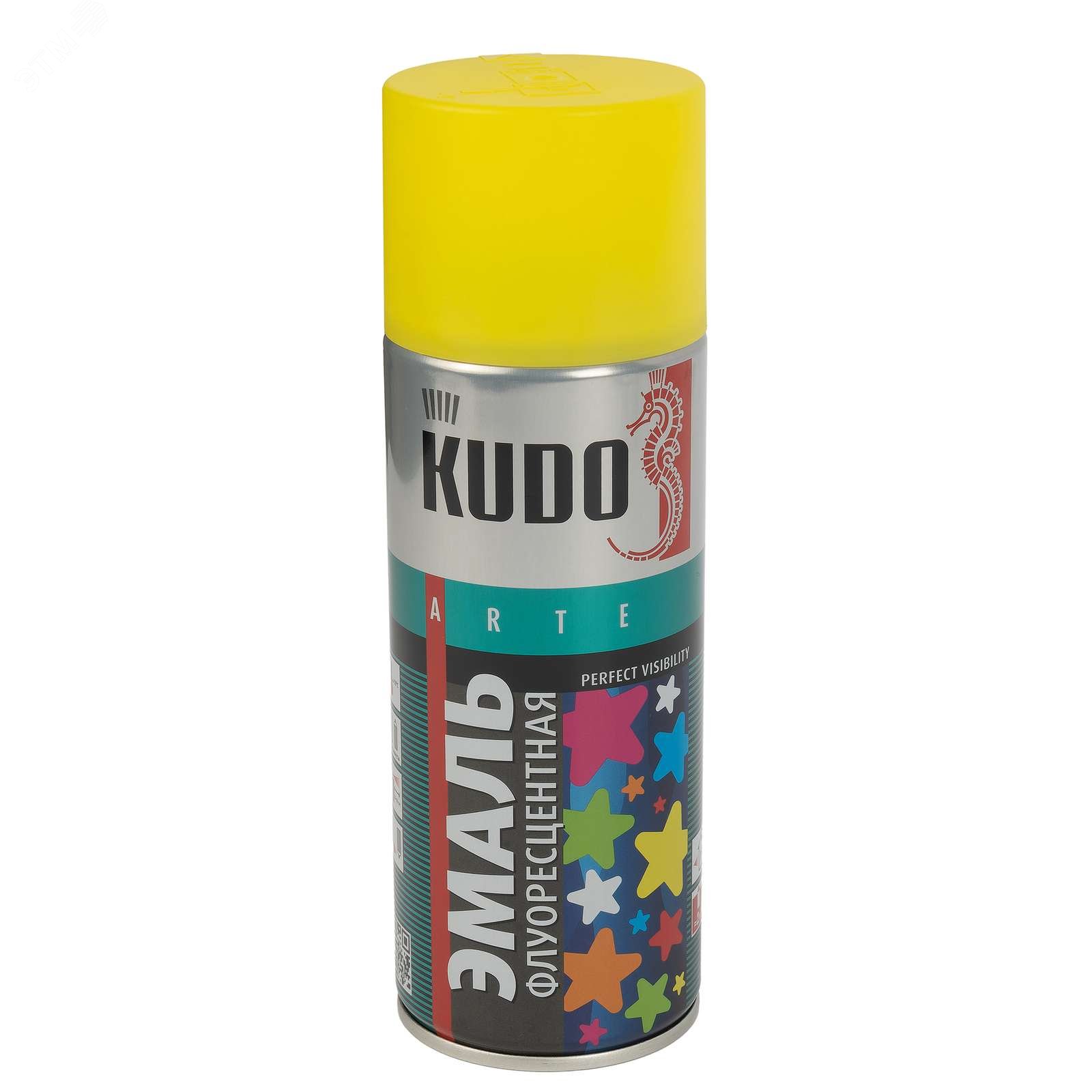 Изображение товара Эмаль аэрозольная флуоресцентная акриловая лимонно-желтая 1204 0,52л