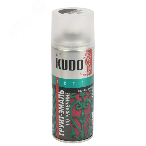 Изображение товара Грунт-эмаль по ржавчине аэрозольная (гладкая матовая) шоколадно- коричневая (RAL 8017), 0,52л (шт)