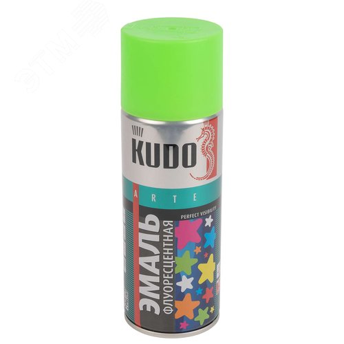 Изображение товара Эмаль аэрозольная флуоресцентная акриловая зеленая (1203), 0,52л (шт)