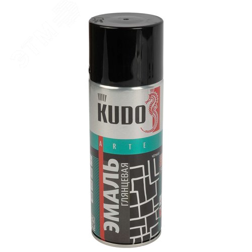 Изображение товара Эмаль аэрозольная черная гл. (1002) 0,52л (шт)