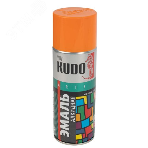 Изображение товара Эмаль аэрозольная оранжевая (1019) 0,52л (шт)