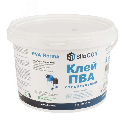 Изображение товара Клей ПВА строительный 3 кг (шт)