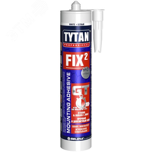Изображение товара Клей монтажный, гибридный, Fix? GT, белый, 290 мл, Professional (шт)