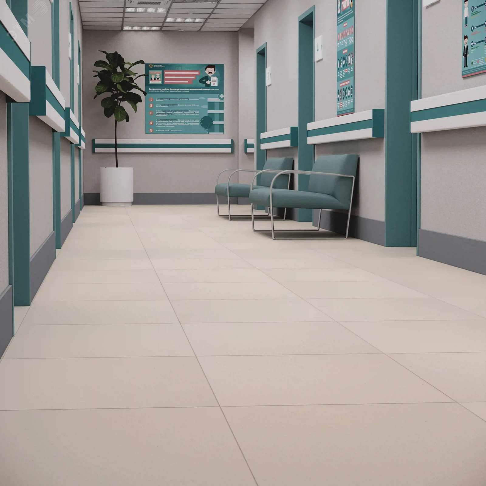 Изображение товара Керамогранит Техногрес 300х300х7мм бежевый для внутренних и наружных работ