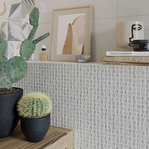 Изображение товара Плитка облицовочная Supreme grey mosaic 02 250х600мм, серый (упак)