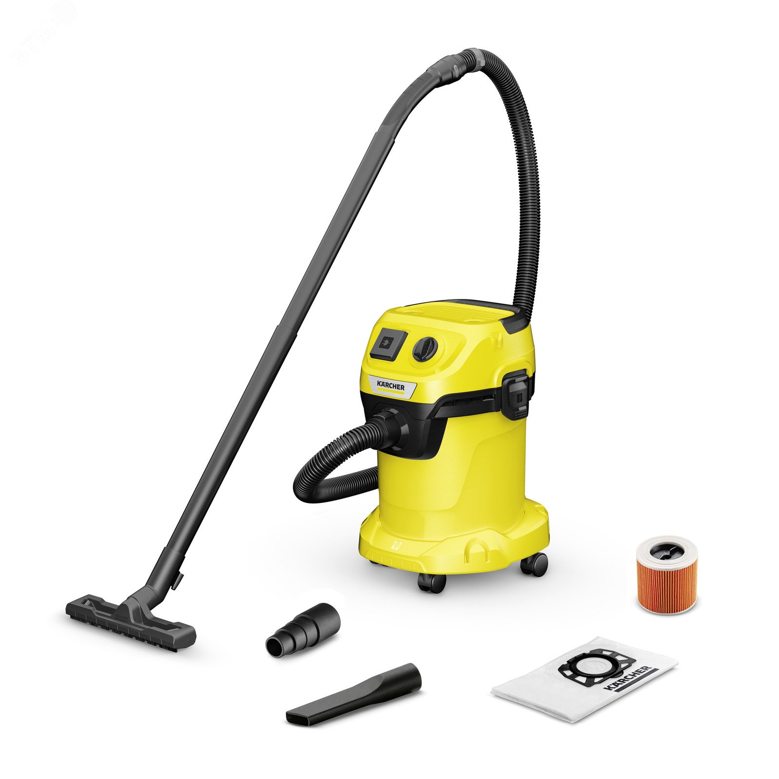 Изображение товара Хозяйственный пылесос KARCHER WD 3 P V-17/4/20 для сухой и влажной уборки