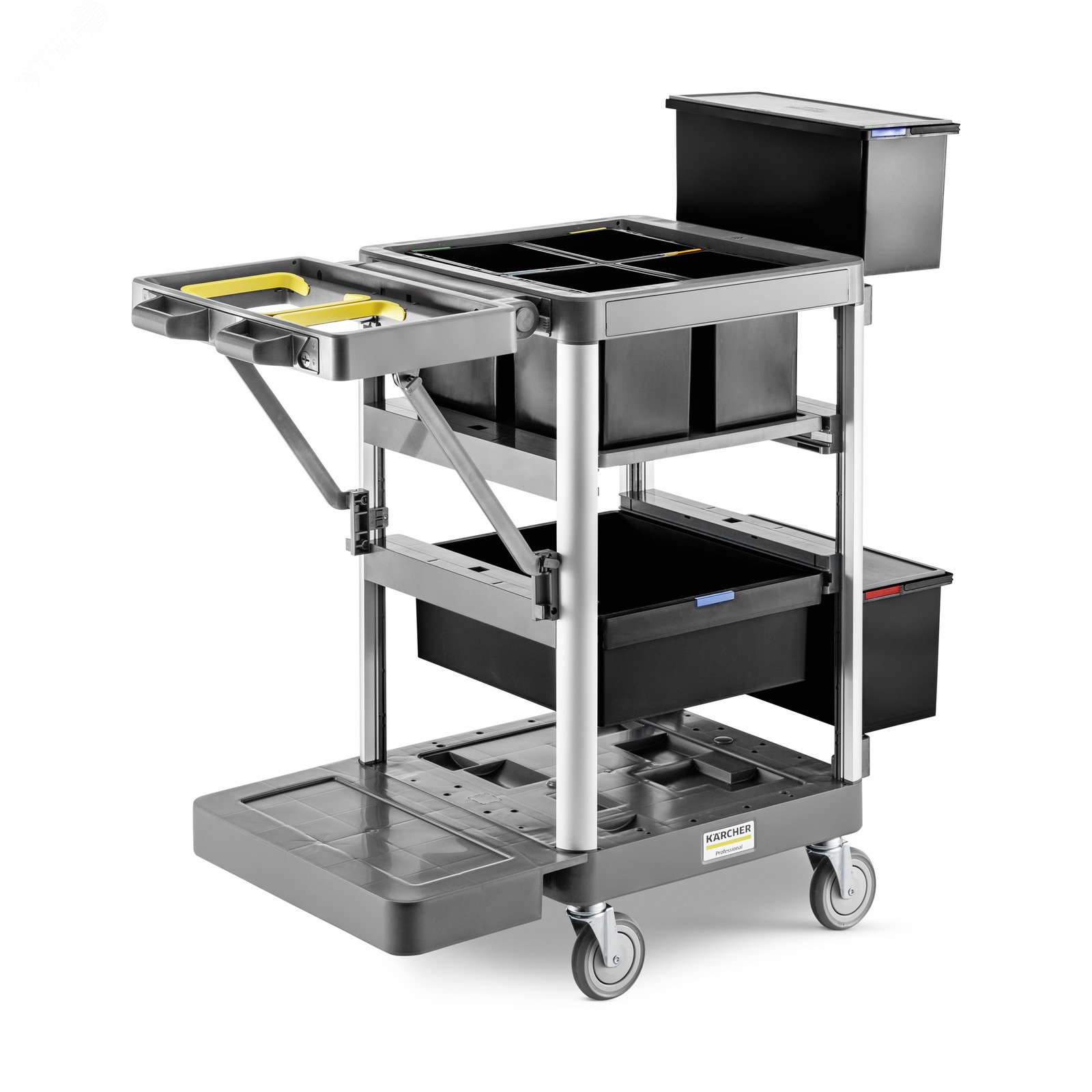 Изображение товара Компактная уборочная тележка FlexoMate Expert 50/Р с модулем для мусора и креплениями