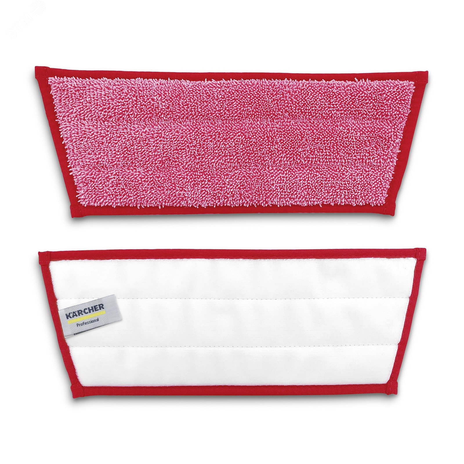Изображение товара Микроволоконная насадка с липучкой красная 30 см для уборки стен и поверхностей