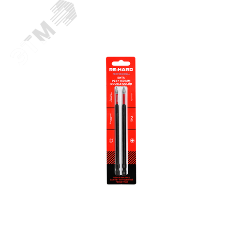 Изображение товара Бита для шуруповерта торсионная (ударная) PZ1х150 мм двойной цвет S2, 2 шт. (упак)