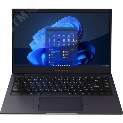 Изображение товара Ноутбук Smart S14A-iN10UM 14'' 1920x1080 матовый IPS, Intel N-series N100 0.8 Ghz, 8192 Mb, 256 PCI SSD Gb, Intel UHD Graphics, Cam, BT, WiFi, 38WHr, Dark Blue, Linux (шт)