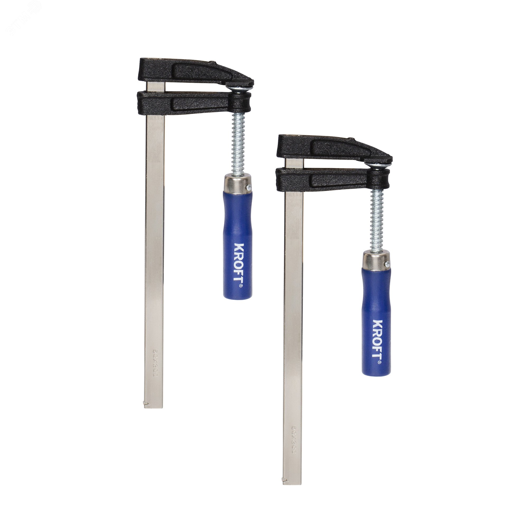 Изображение товара Набор струбцин f-образных 50х200 мм 2 шт (шт) Изображение товара Набор струбцин f-образных 50х200 мм 2 шт (шт)