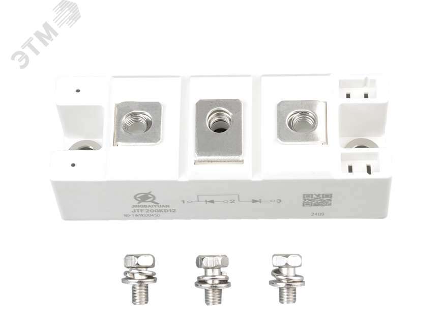 Изображение товара Модуль диодный JBY FRED JTF200KD12 200A 1200V для высокочастотных цепей