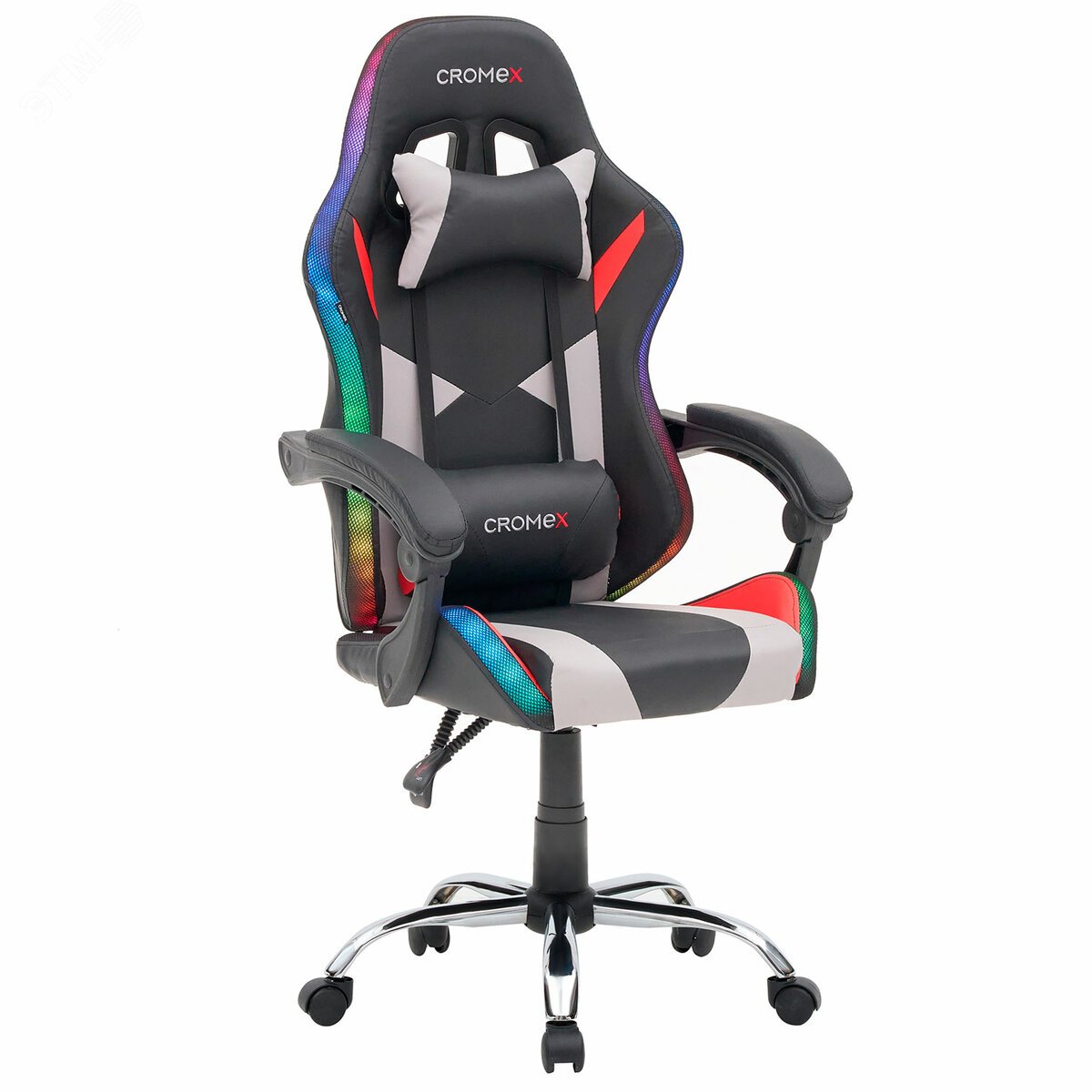 Изображение товара Компьютерное кресло Quantum GM-155 RGB с подсветкой, экокожа, максимальная нагрузка 120 кг