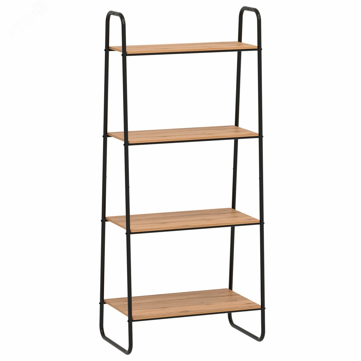 Изображение товара Стеллаж на металлокаркасе Скандинавия-24 (ш650 х г385 х в1470 мм), 4 полки ЛДСП (шт)