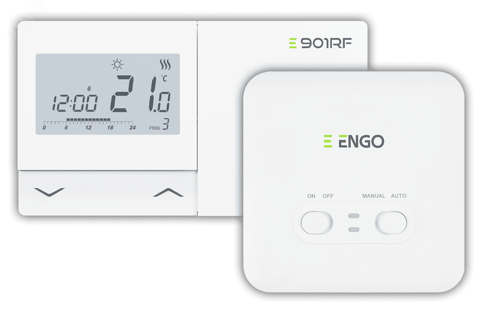 Изображение товара Терморегулятор беспроводной программируемый на батарейках (шт)